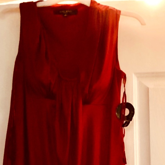 Nine west sexy body con  vintage dress cranberry Nwt size 8 - Picture 1 of 9